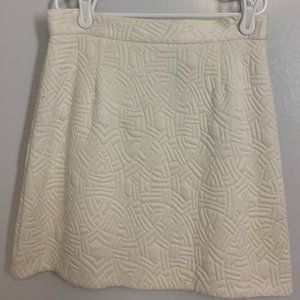 White Skirt Patterned